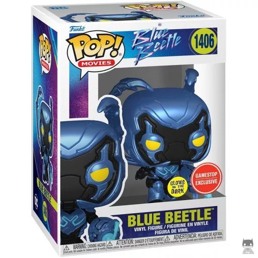Figurine Funko POP Blue Beetle (Glow in the Dark) (Blue Beetle)