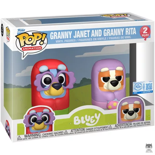 Figurine Funko POP Mamie Janet & Mamie Rita (Bluey)