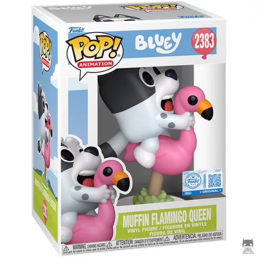 Figurine Funko POP Muffin Reine des flamants roses (Bluey)