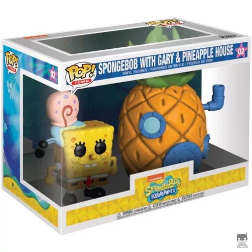 Figurine Funko POP Bob l'Eponge avec Gary & Maison Ananas (Pop! Vinyl)