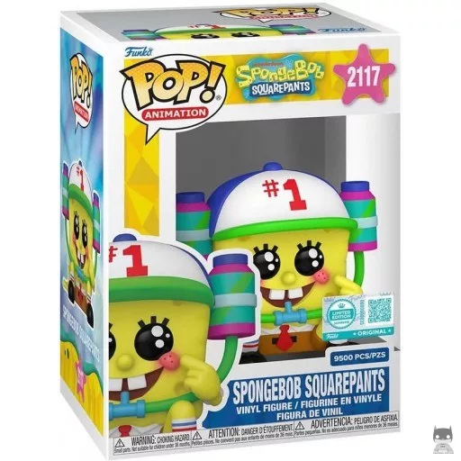 Figurine Funko POP Bob l'Éponge avec Chapeau de Boisson (Hot Topic)