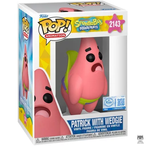 Figurine Funko POP Patrick (Short remonté dans fes Fesses) (Hot Topic)