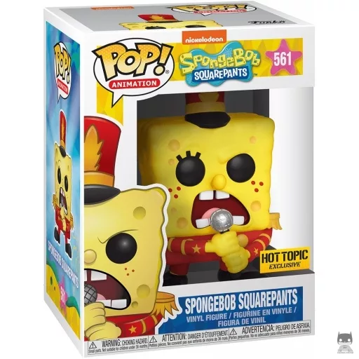 Figurine Funko POP Bob l'Eponge avec micro (Bob l'Eponge)