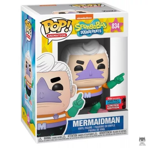 Figurine Funko POP Homme Sirène (Bob l'Eponge)