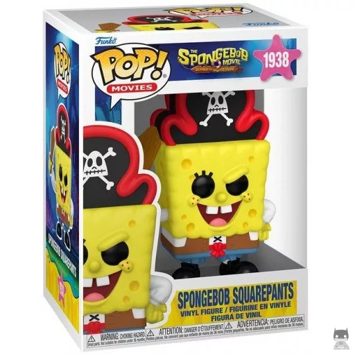 Figurine Funko POP Bob l'Éponge (Bob l'Eponge, le film : Un pour tous, tous pirates !)