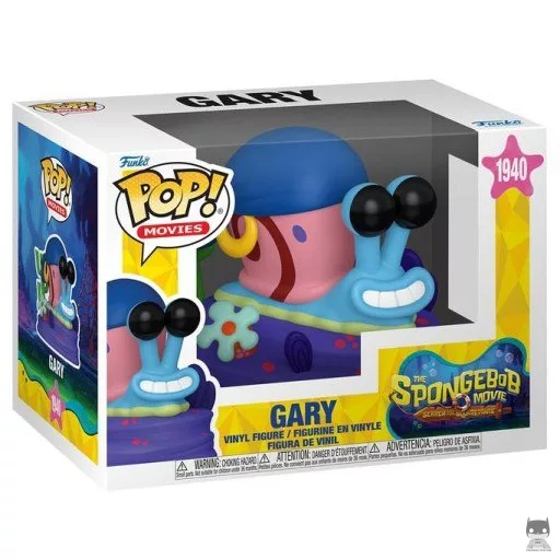 Figurine Funko POP Gary (Bob l'Eponge, le film : Un pour tous, tous pirates !)