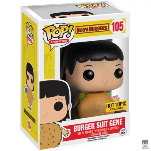 Figurine Funko POP Gene Belcher en costume Burger (Exclusive)