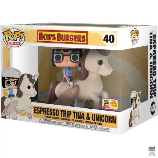 Figurine Funko POP Tina Voyage Espresso & Licorne (Exclusive)