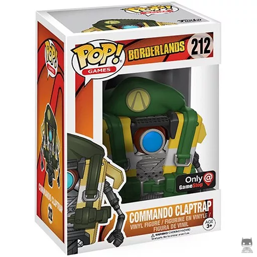 Figurine Funko POP Claptrap (Commando) (Exclusive)