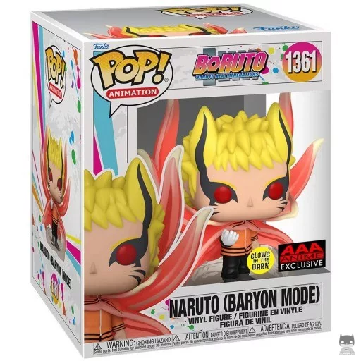 Figurine Funko POP Naruto (Mode Baryon) (Supersized & Glow in the Dark) (Boruto : Naruto Next Generations)