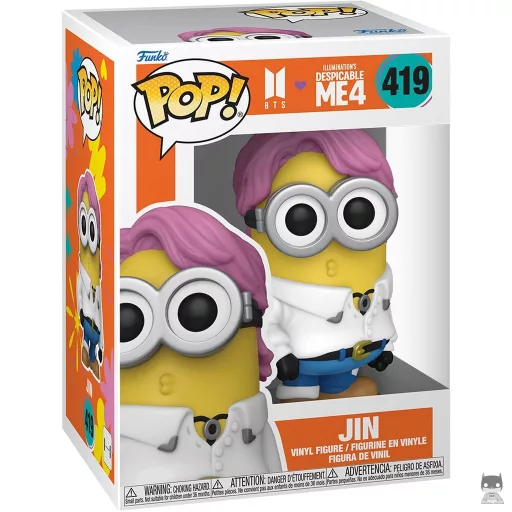Figurine Funko POP Jin en Minion (BTS)