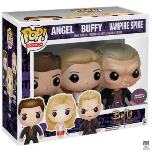 Figurine Funko POP Buffy, Angel & Vampire Spike (Buffy contre les vampires)