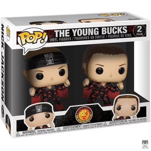 Figurine Funko POP The Young Bucks (Rouge) (Bullet Club)