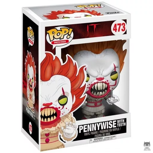 Figurine Funko POP Grippe-Sou avec ses dents (Ça)