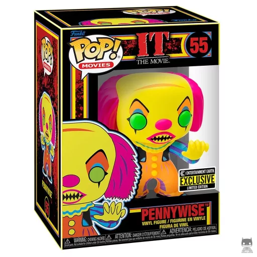 Figurine Funko POP Pennywise (Blacklight) (Grippe-Sou)