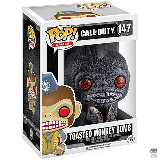 Figurine Funko POP Monkey Bomb Brûlé (Call of Duty)