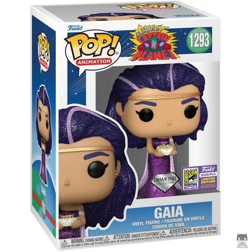 Figurine Funko POP Gaïa (Diamond Glitter) (Capitaine Planète)