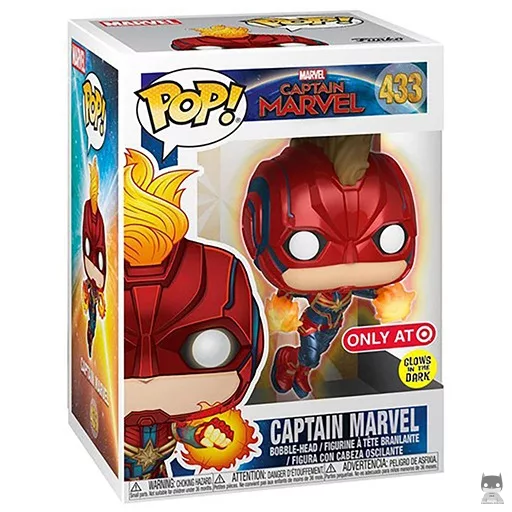 Figurine Funko POP Captain Marvel en vol (Captain Marvel)