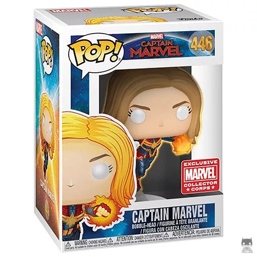 Figurine Funko POP Captain Marvel en vol (Captain Marvel)