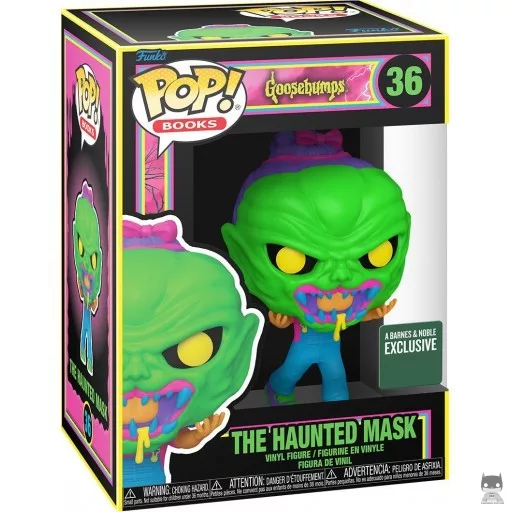 Figurine Funko POP Le Masque Hanté (Black Light) (Chair de poule)