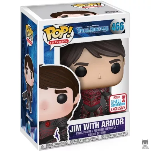 Figurine Funko POP Jim avec Armor (Chasseurs de Trolls)