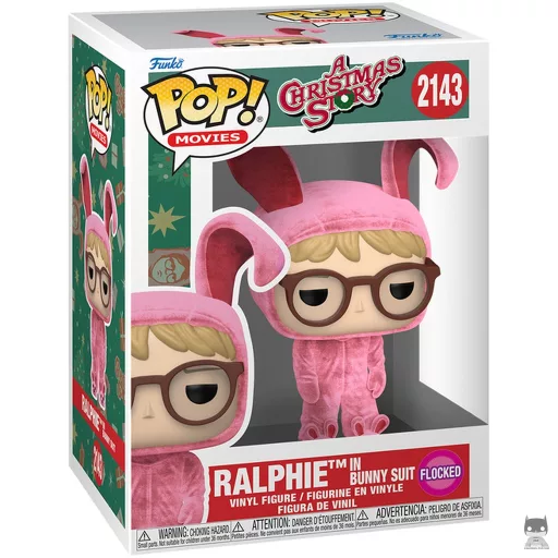 Figurine Funko POP Ralphie en tenue de lapin (Flocked) (Christmas Story)