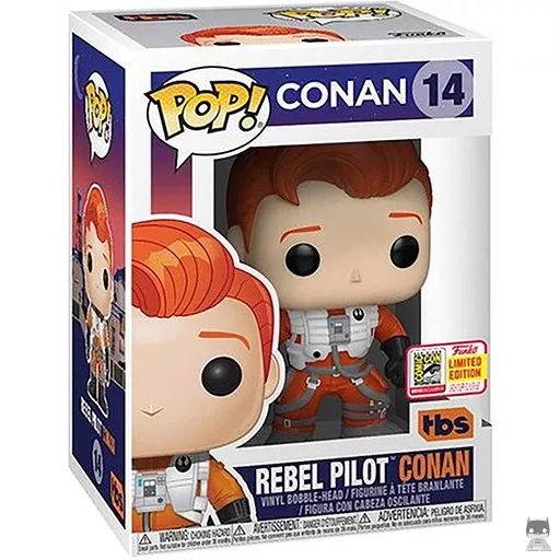 Figurine Funko POP Conan O'Brien en Pilote Rebelle (Exclusive)