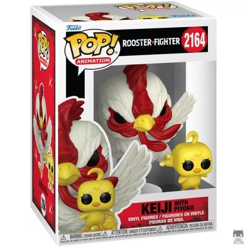 Figurine Funko POP Keiji avec Piyoko (Coq de Baston)