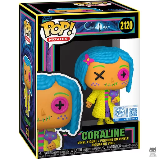 Figurine Funko POP Coraline (Patchwork & Black Light) (Black Light)