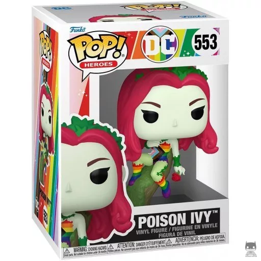 Figurine Funko POP Poison Ivy (Drapeau Arc-en-ciel) (DC Comics)