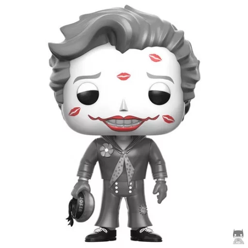 Figurine Funko POP Le Joker avec Bisous (Noir & Blanc) (Exclusive)