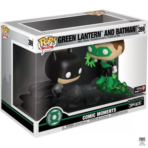 Figurine Funko POP Green Lantern & Batman (Comic Moments)