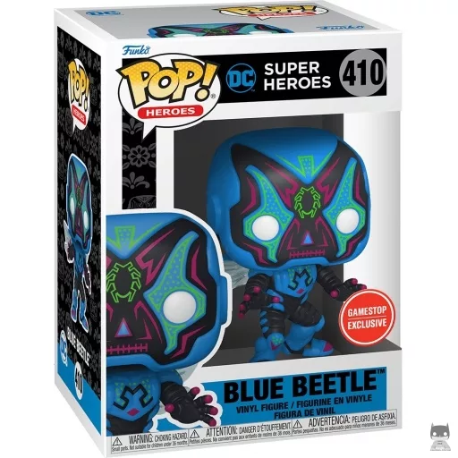 Figurine Funko POP Blue Beetle (Dia de los DC) (Glow in the Dark) (Pop! Vinyl)