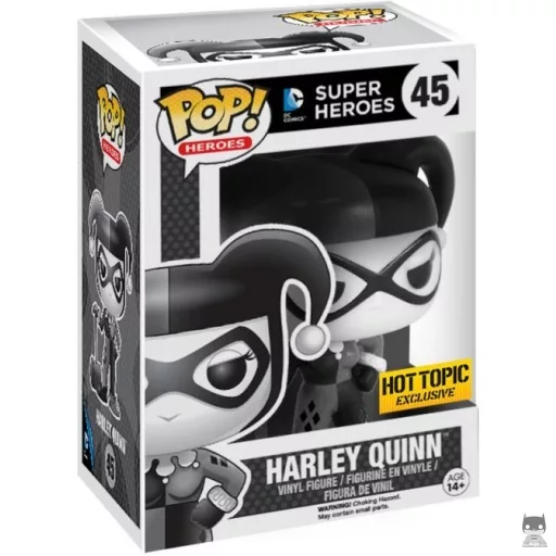 Figurine Funko POP Harley Quinn (Noir & Blanc) (Exclusive)