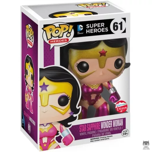 Figurine Funko POP Wonder Woman en Star Sapphire (Metallic) (Pop! Vinyl)