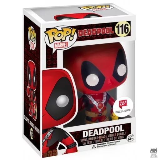 Figurine Funko POP Deadpool avec Poulet en Caoutchouc (Exclusive)