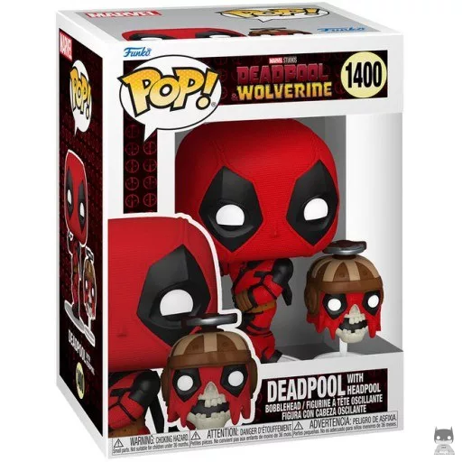 Figurine Funko POP Deadpool Avec Headpool (Bobble head)