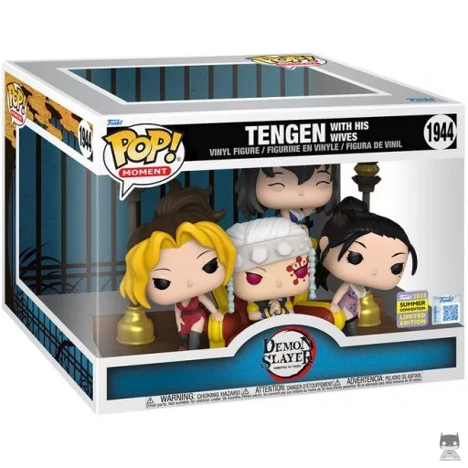 Figurine Funko POP Tengen avec ses Femmes (Demon Slayer)