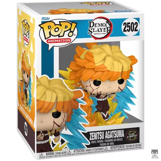 Figurine Funko POP Zenitsu Agatsuma (Glow in the Dark & Chase) (Demon Slayer)