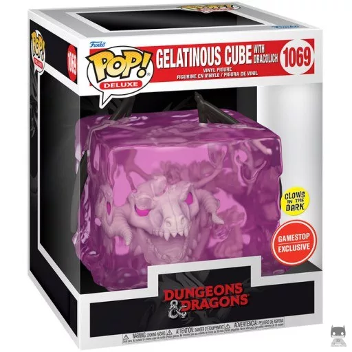 Figurine Funko POP Cube Gélatineux avec Dracoliche (Glow in the Dark) (Donjons & Dragons)
