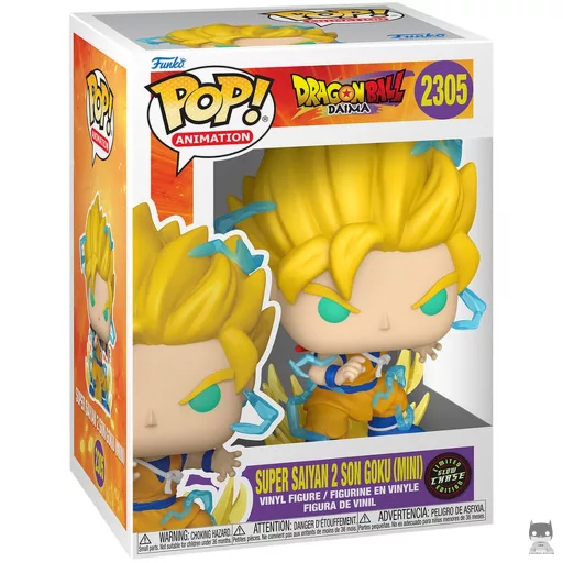 Figurine Funko POP Son Goku Super Saiyan 2 (Petit) (Chase & Glow in the Dark) (Dragon Ball Daima)