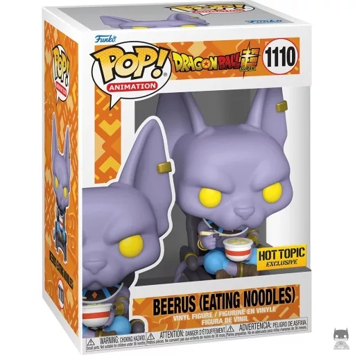 Figurine Funko POP Beerus Mangeant des Nouilles (Dragon Ball Super (DBS))