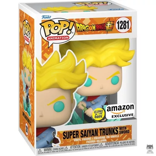 Figurine Funko POP Super Saiyan Trunks With Sword (Glow in the Dark) (Dragon Ball Super (DBS))