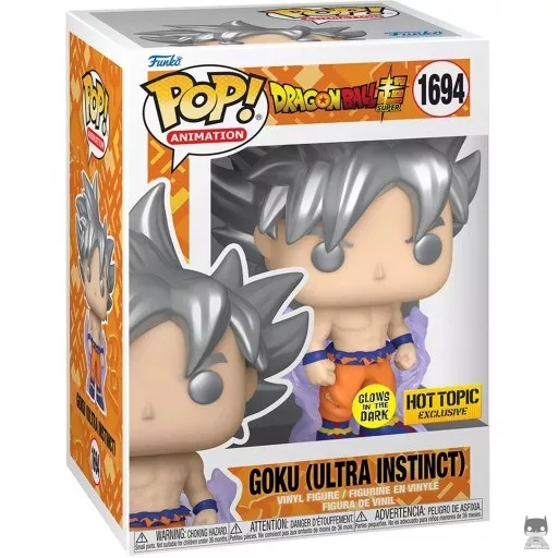 Figurine Funko POP Goku (Ultra Instinct) (Glow in the Dark) (Hot Topic)