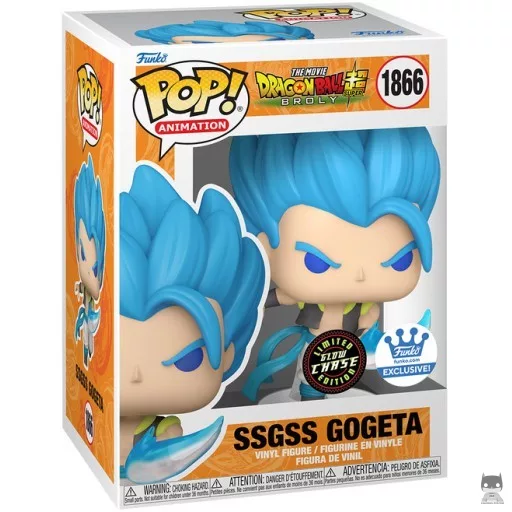 Figurine Funko POP Gogeta Super Saiyan Blue (Chase & Glow in the Dark) (Dragon Ball Super (DBS))