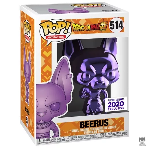 Figurine Funko POP Beerus (Chrome Violet) (Dragon Ball Super (DBS))
