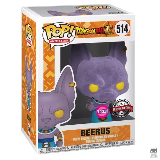 Figurine Funko POP Beerus (Flocked) (Dragon Ball Super (DBS))