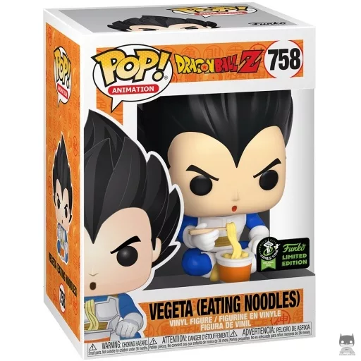 Figurine Funko POP Vegeta Mangeant des Nouilles (Dragon Ball Z (DBZ))