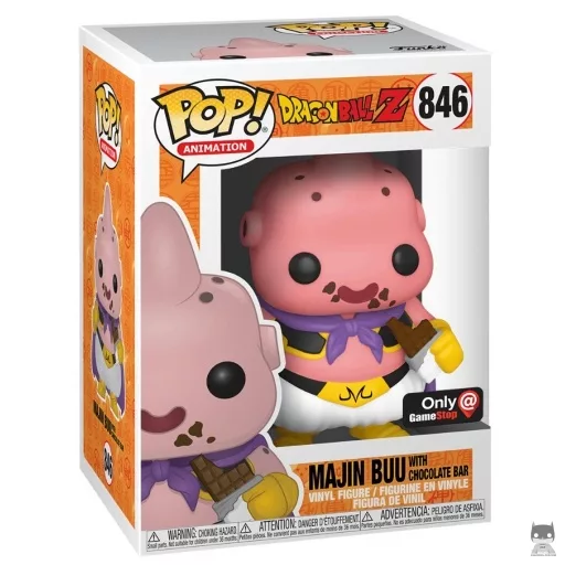 Figurine Funko POP Majin Boo avec Tablette de Chocolat (Dragon Ball Z (DBZ))