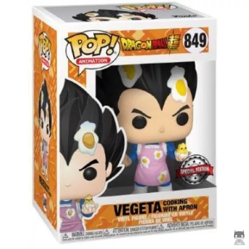 Figurine Funko POP Vegeta Cuisine avec Tablier (Dragon Ball Z (DBZ))